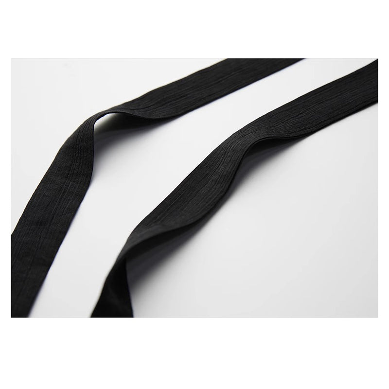 Black Frill Nostalgia Vest