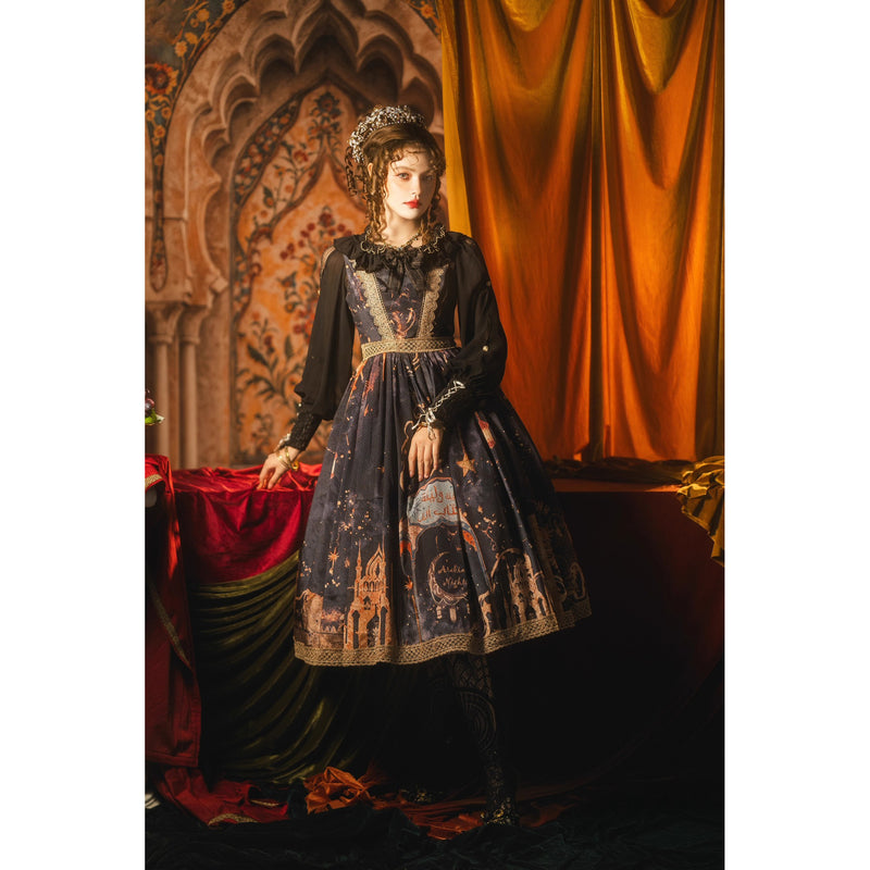 星降る夜のジャンパースカートとチュールショール[2026年3月中旬-4月上旬発送予定]