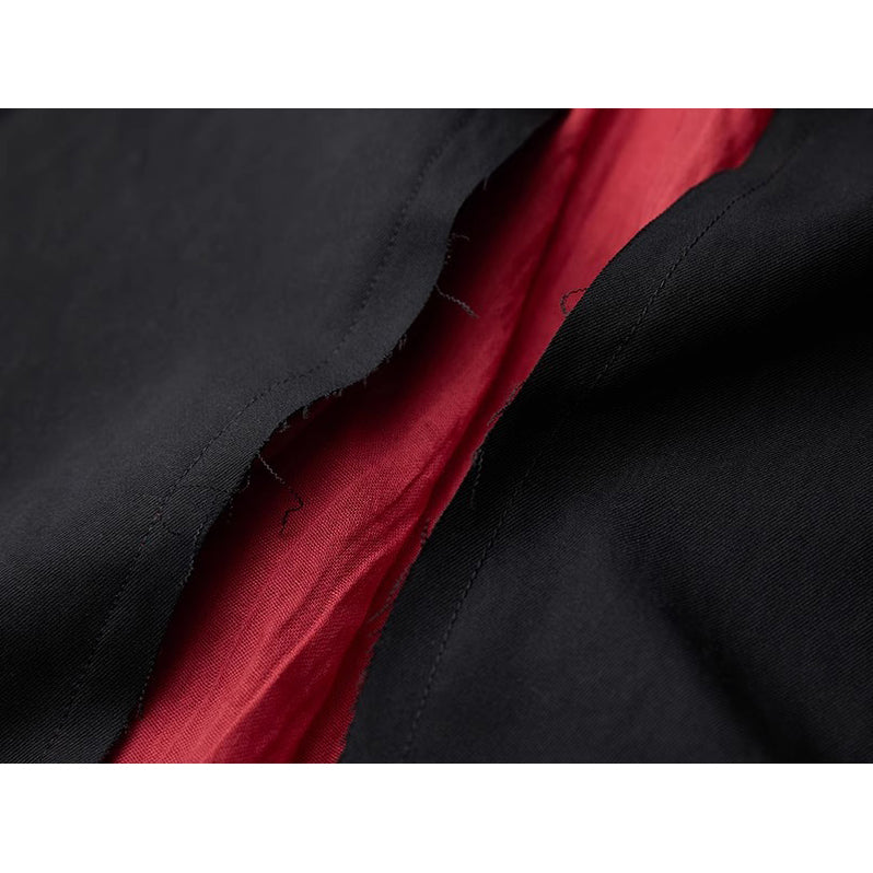 Black and Red Camisole Long Dress