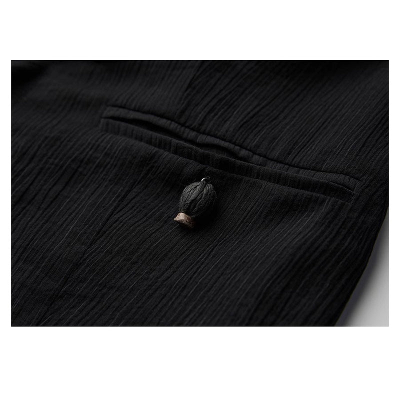 Black Frill Nostalgia Vest