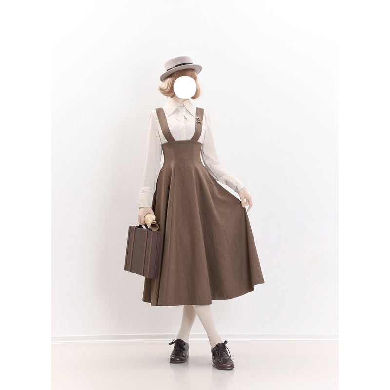 Wizarding World British Tail Vest and Strap Skirt - Brown