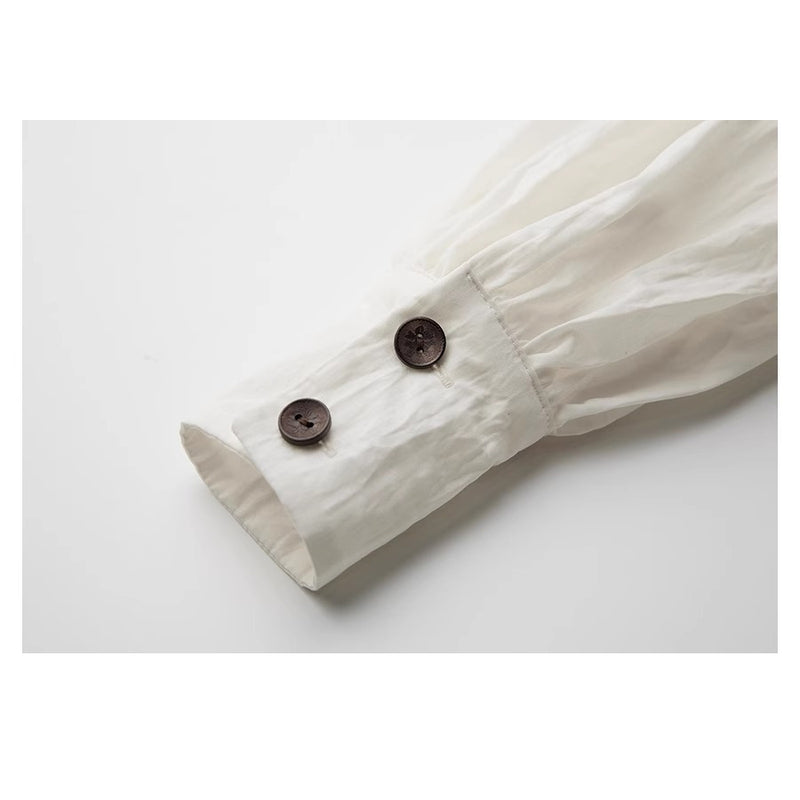 Antique White Classical Blouse