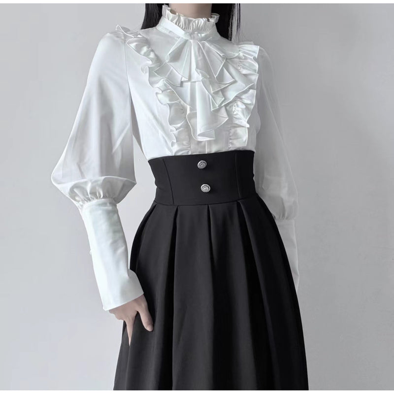 貴族令嬢のヴィクトリアンブラウスとコルセットスカート[2025年2月上旬-3月上旬発送予定]