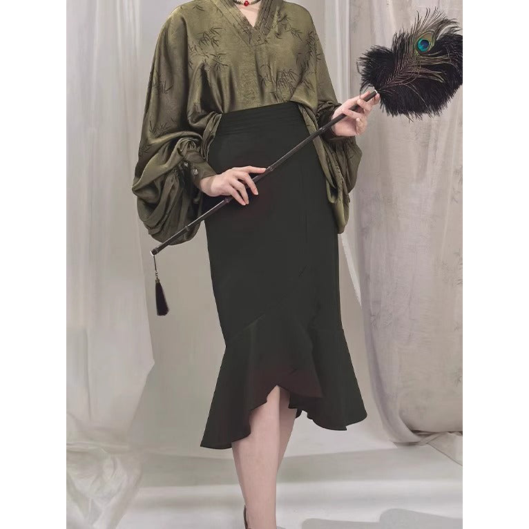 宮廷令嬢のマーメイドスカート