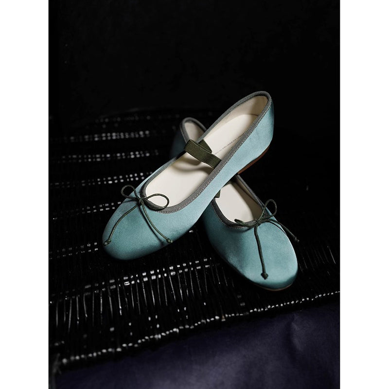 Gradation Ribbon Ballet Shoes