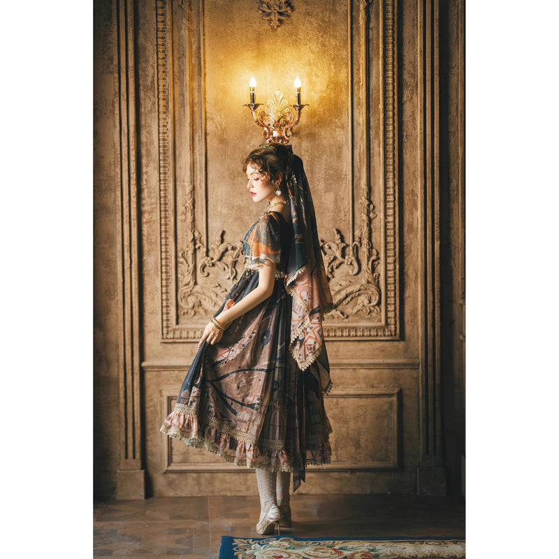 星降る夜のエンパイアワンピース[2026年3月中旬-4月上旬発送予定]