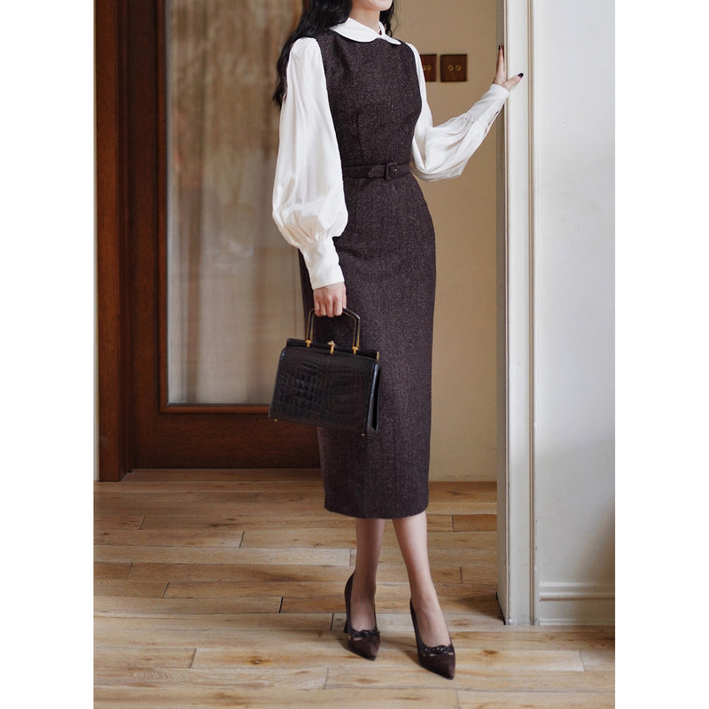 銀幕の貴婦人フレンチレトロブラウス