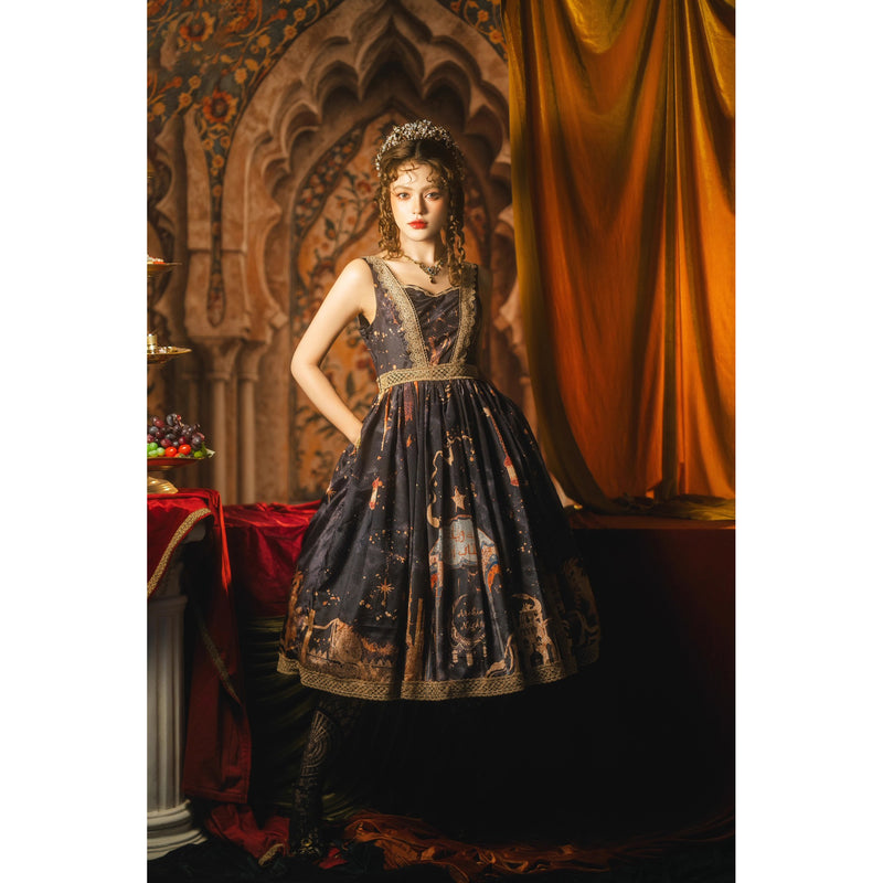 星降る夜のジャンパースカートとチュールショール[2026年3月中旬-4月上旬発送予定]