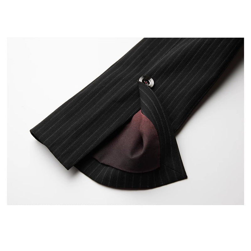 Pinstripe Long Tailored Coat