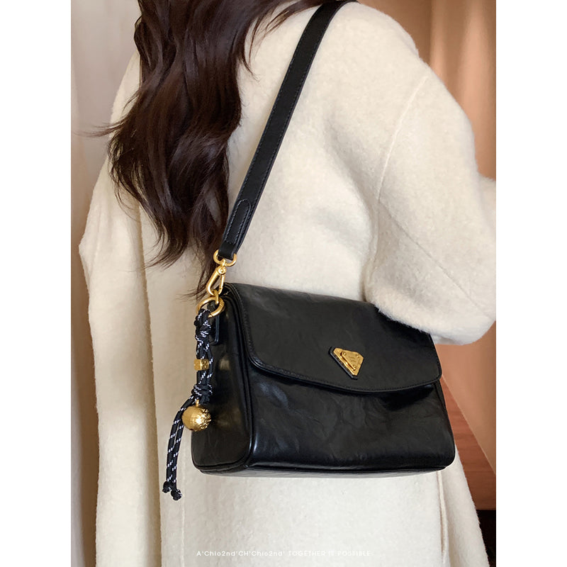 Black Classic Square Shoulder Bag