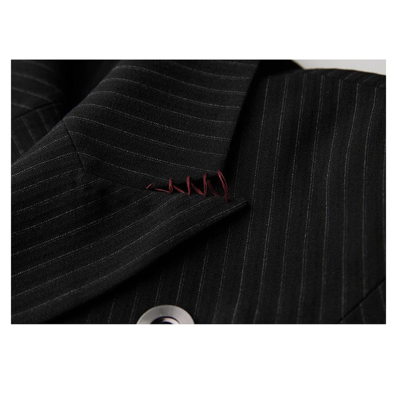Pinstripe Long Tailored Coat
