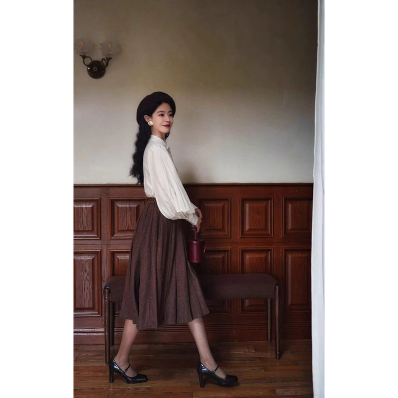 銀幕の貴婦人フレンチレトロブラウス