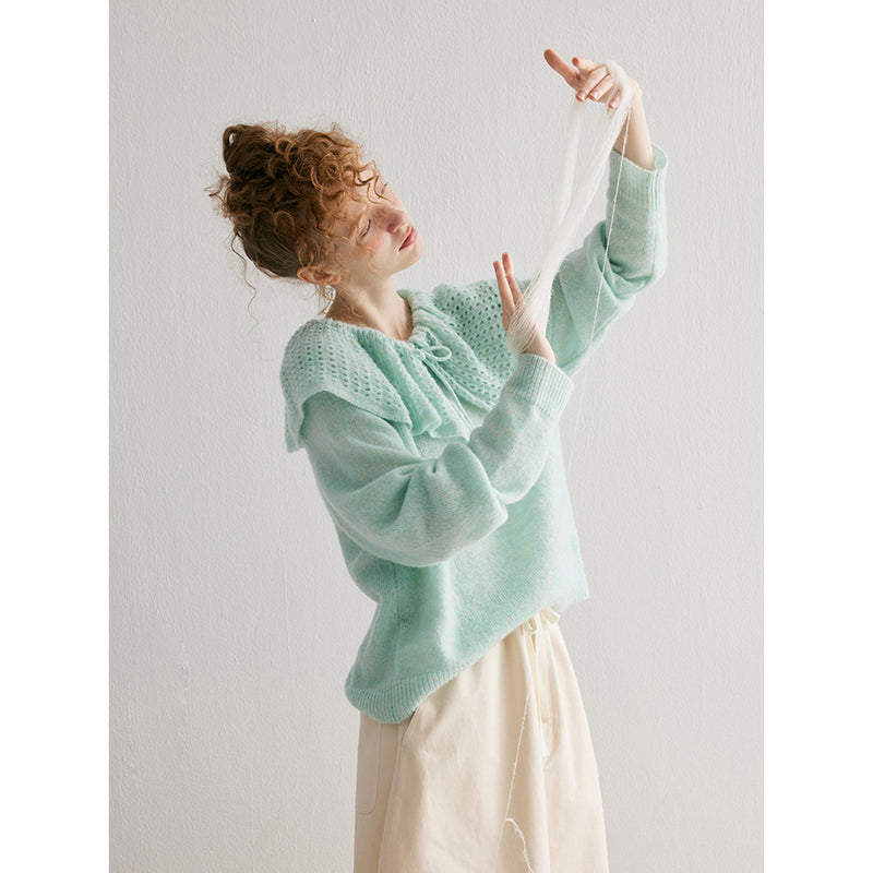 Pastel Colored Mohair Knit