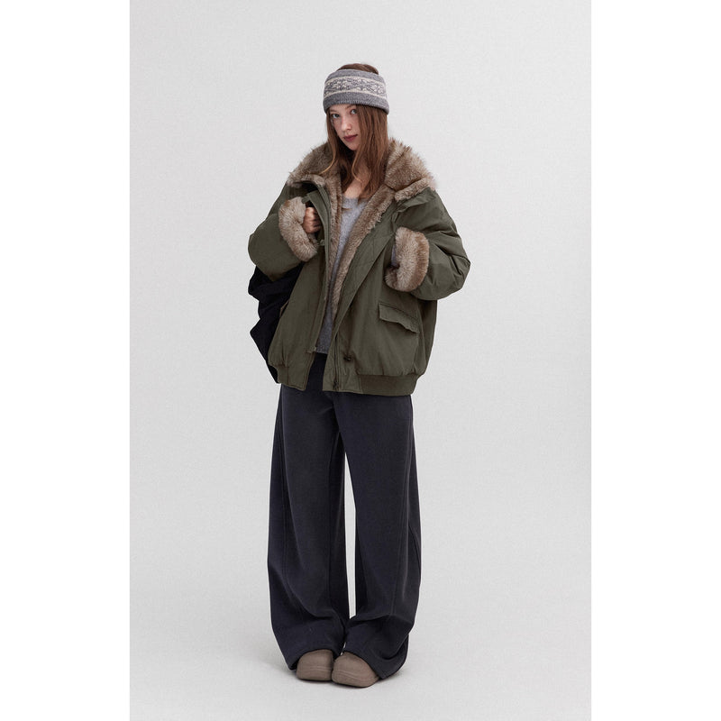 Nordic Retro Oversized Parka Jacket