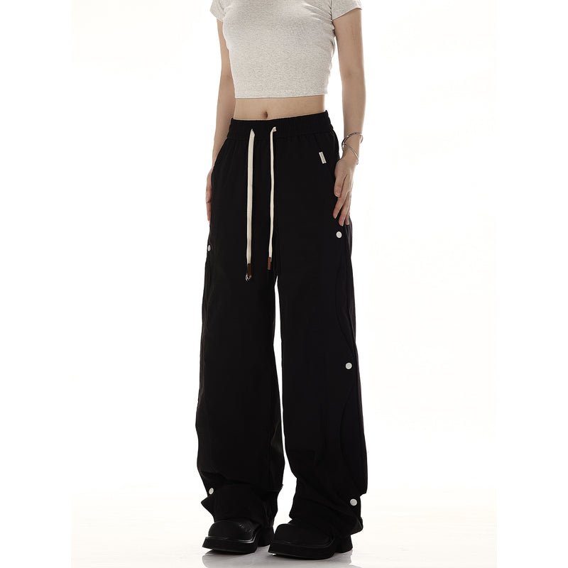 Casual Studded Wide Pants