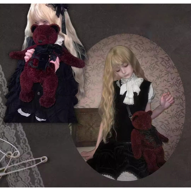 Teddy Bear Bag - Dark Red[2026年3月中旬-4月中旬発送予定]