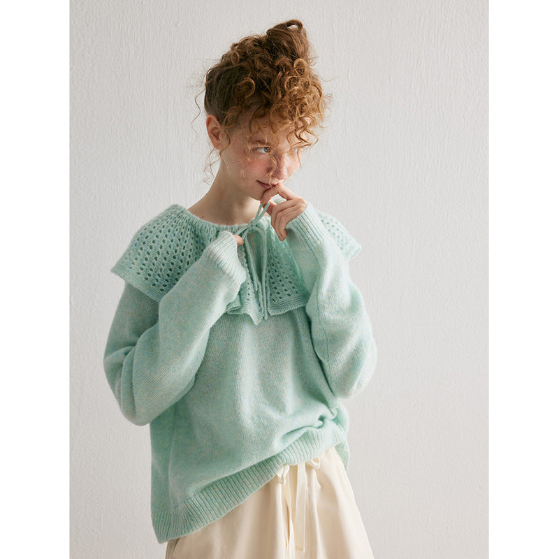 Pastel Colored Mohair Knit