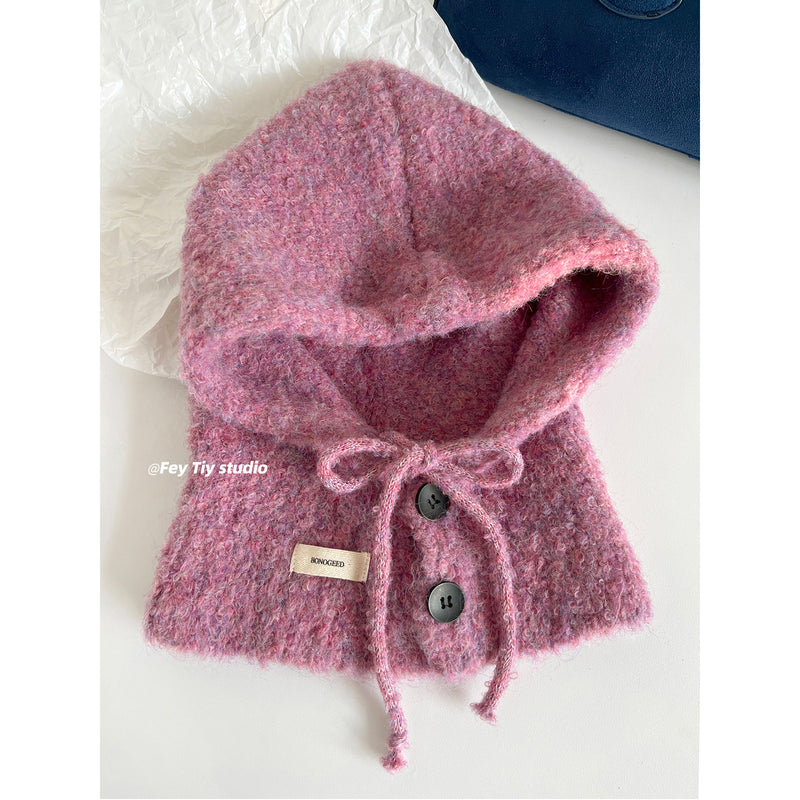 Colorful Knitted Hood