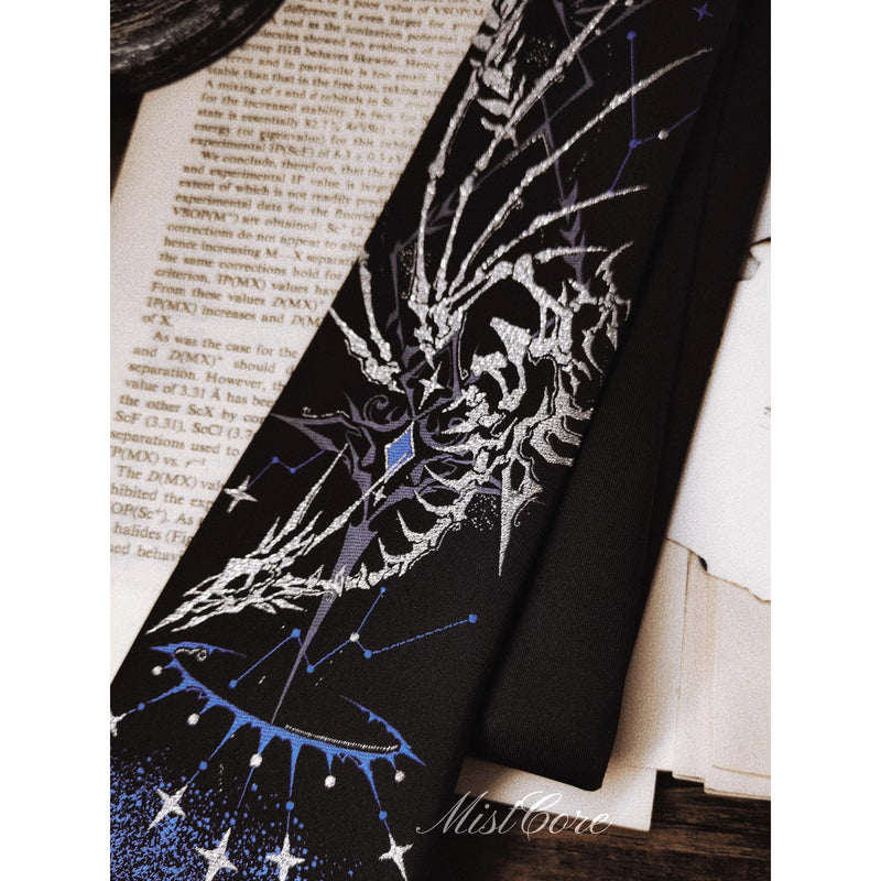 骸骨と銀河のネクタイ[2026年2月下旬-3月下旬発送予定]