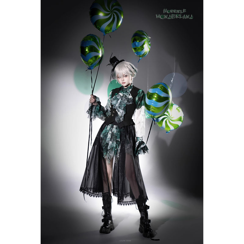 血塗れのお嬢様のヴィクトリアンブラウス - Green[2026年2月下旬-3月下旬発送予定]