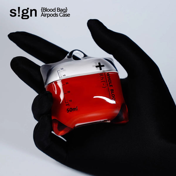 血液パック AirPods Case - Red