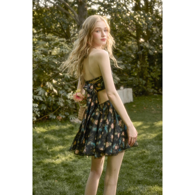 Fantasy Night Flower Camisole Dress