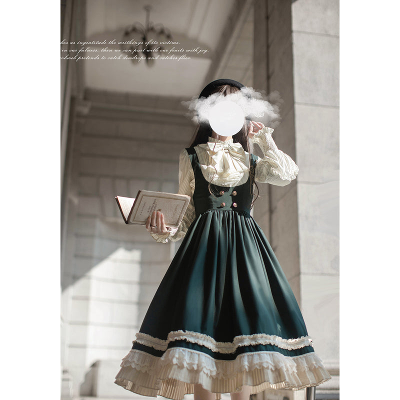 専用ですmorphose ケーキ刺繍 ジャンパースカート 魔法少女のジャンパースカートとマントとケープとブラウス – ManusMachina