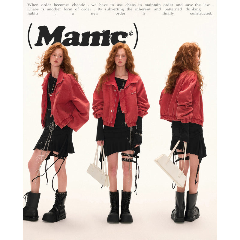 Stand Collar Short Work Jacket