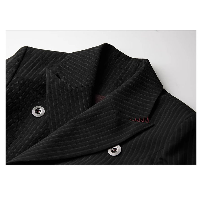 Pinstripe Long Tailored Coat