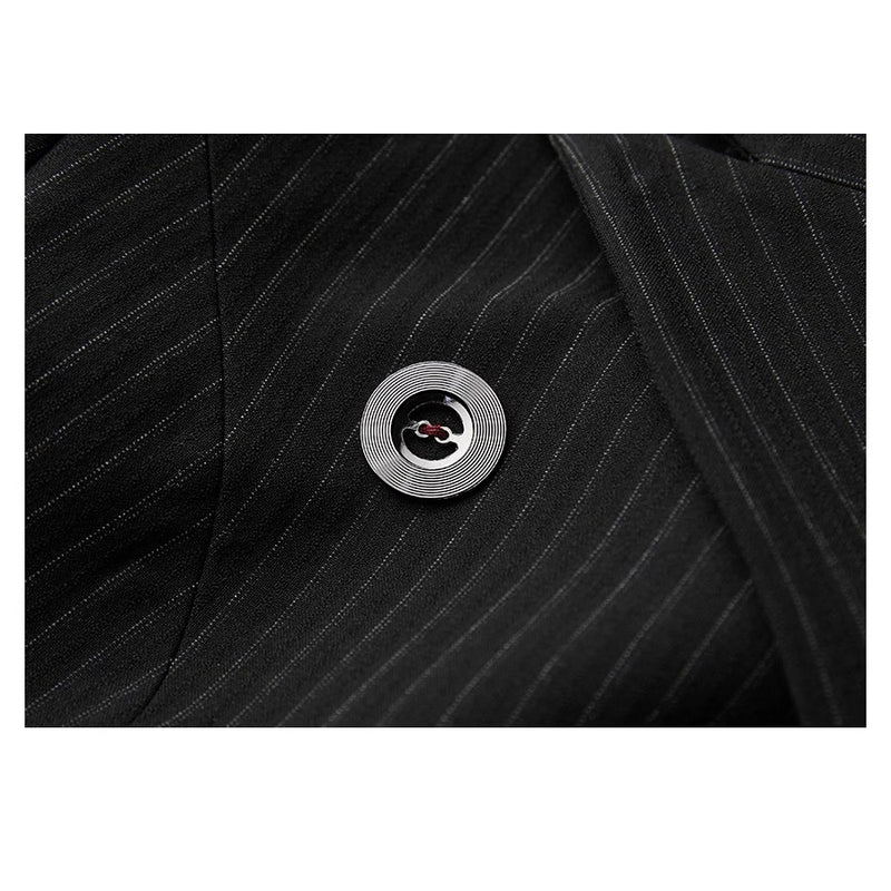 Pinstripe Long Tailored Coat