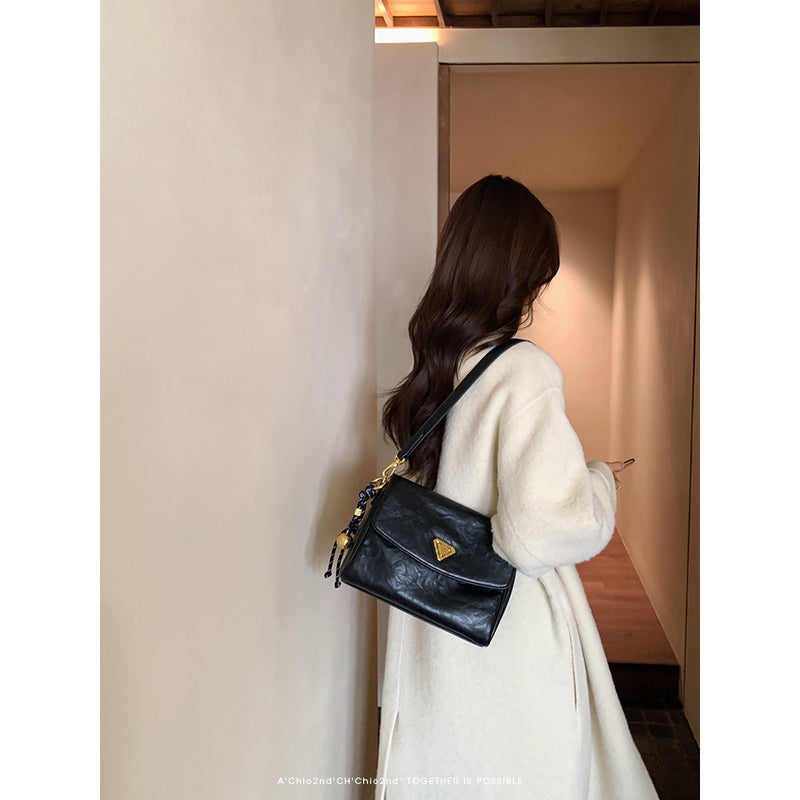 Black Classic Square Shoulder Bag