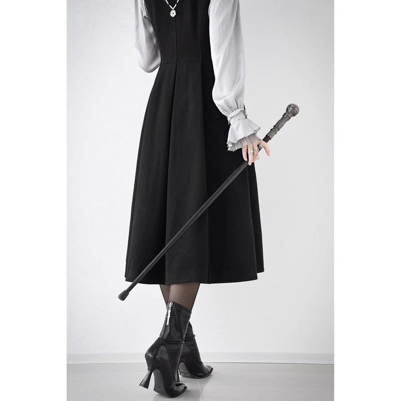 Wizarding World British Cape Long Coat - Black[2025年12月中旬-2026年1月中旬発送予定]