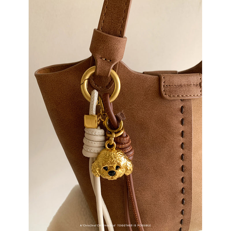 Golden Dog Bread Hand Shoulder Bag