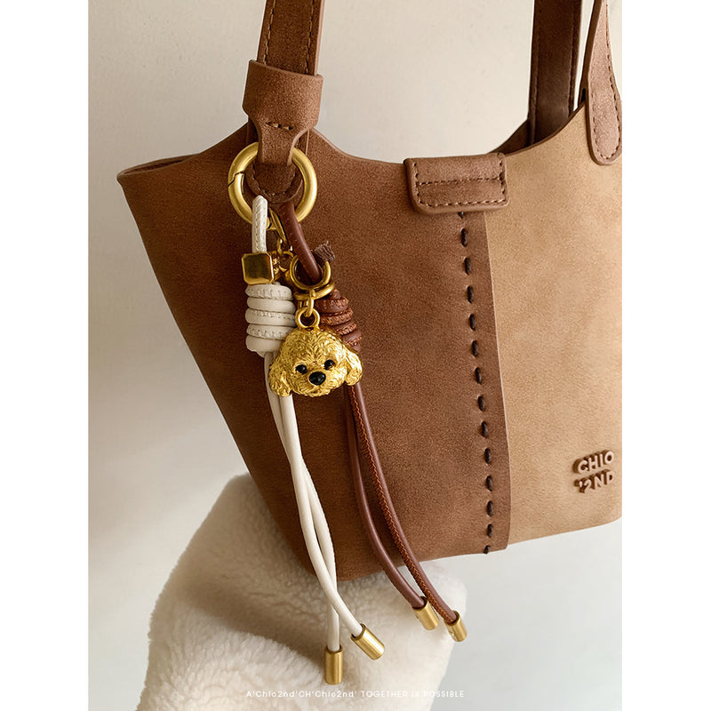 Golden Dog Bread Hand Shoulder Bag