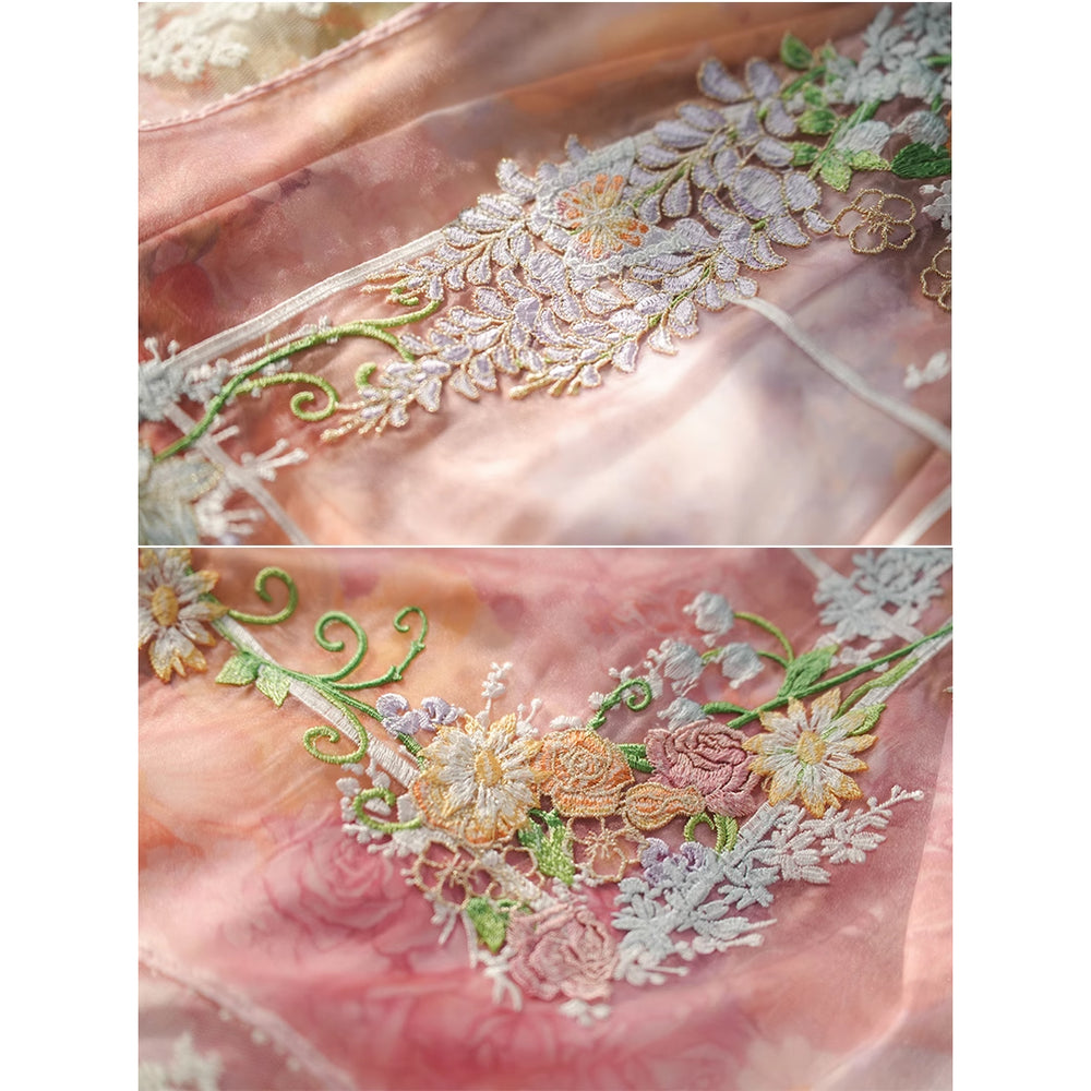 レース刺繍付きエプロンドレス 146034a45eee1335bacac142190bd9