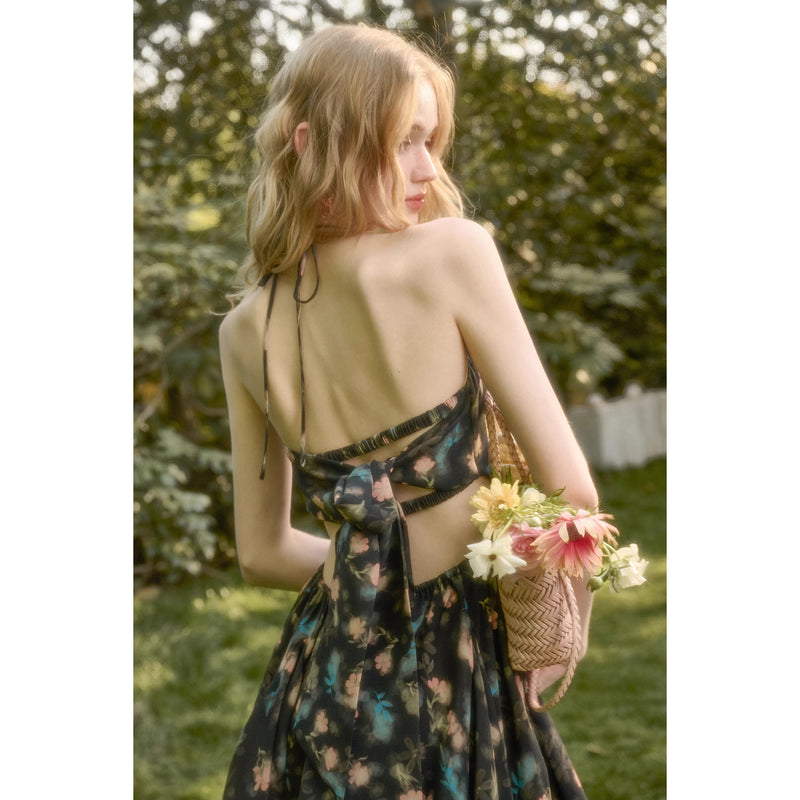 Fantasy Night Flower Camisole Dress