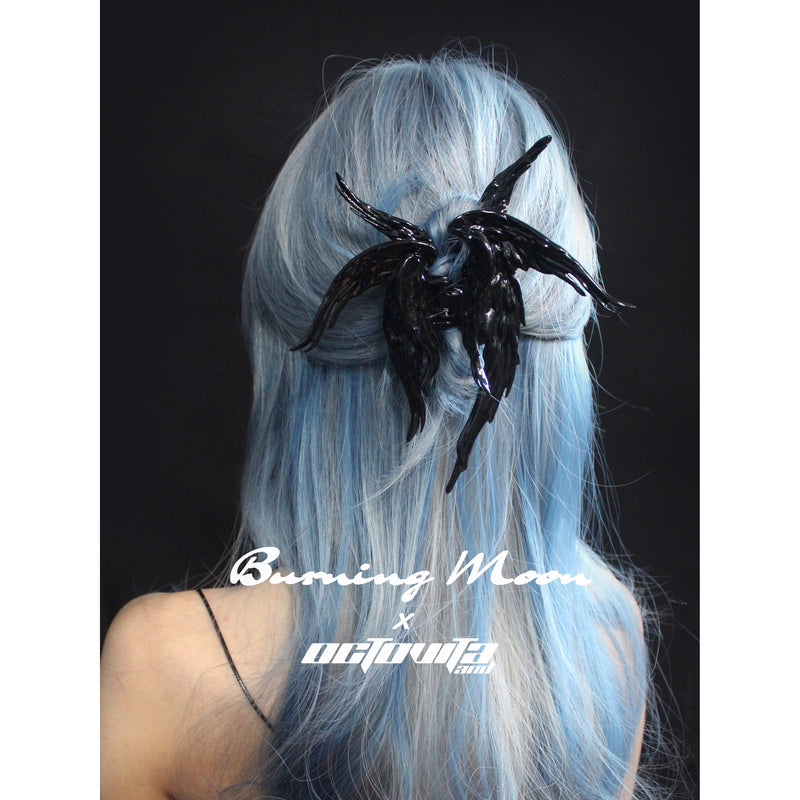 天使の翼のヘアクリップ