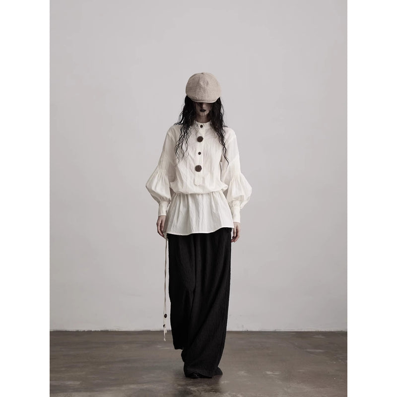 Antique White Classical Blouse