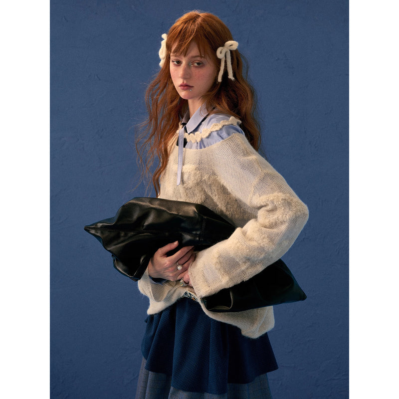 Light Blue Gathered Waist Shirt
