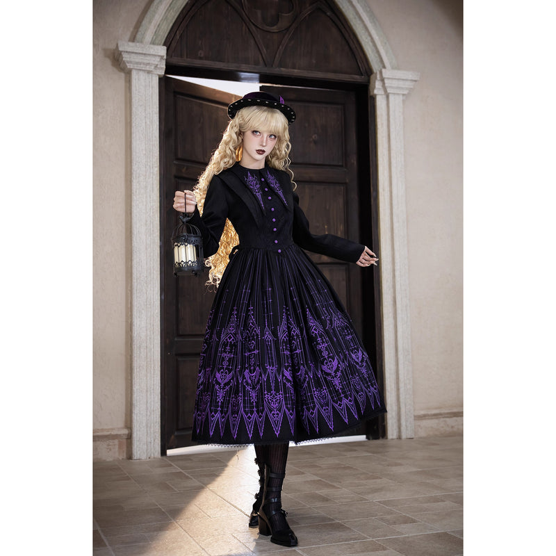 聖堂絵画の刺繍ワンピース[2026年3月下旬-4月下旬発送予定]