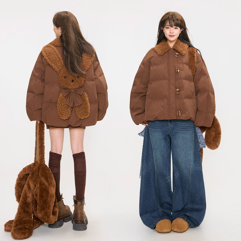 うさぎさんのダウンジャケット