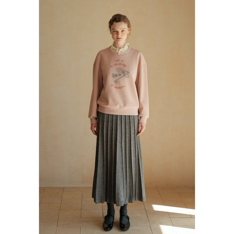 Parisienne Long Knitted Skirt