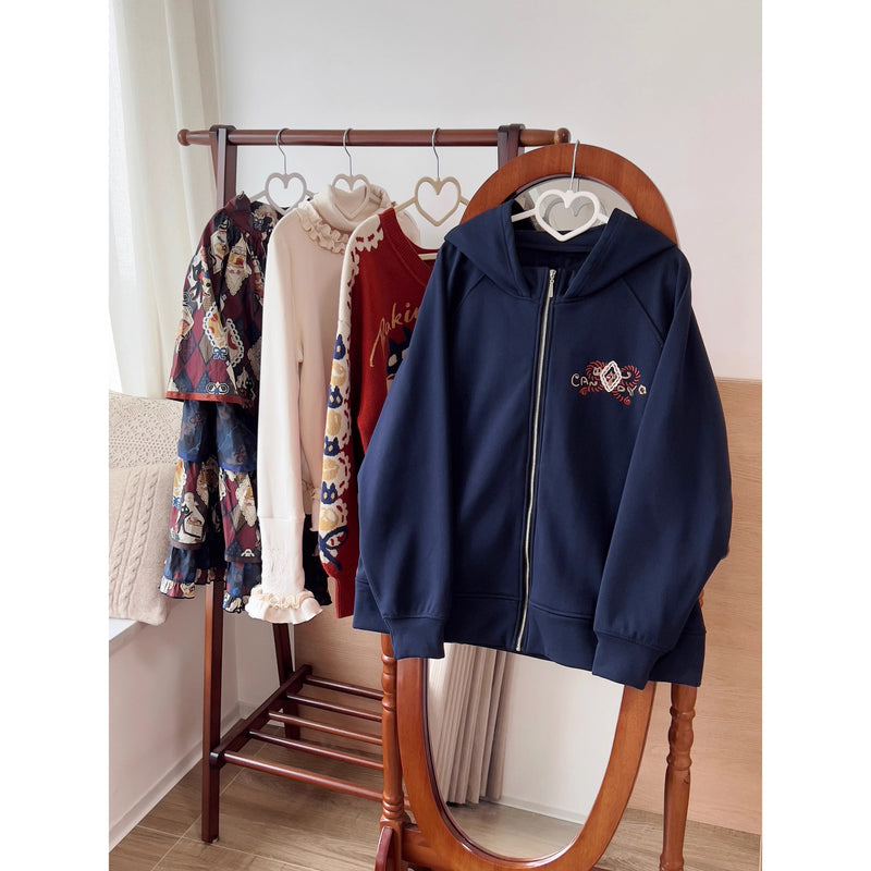 Afternoon Tea Time Cat Ear Hoodie