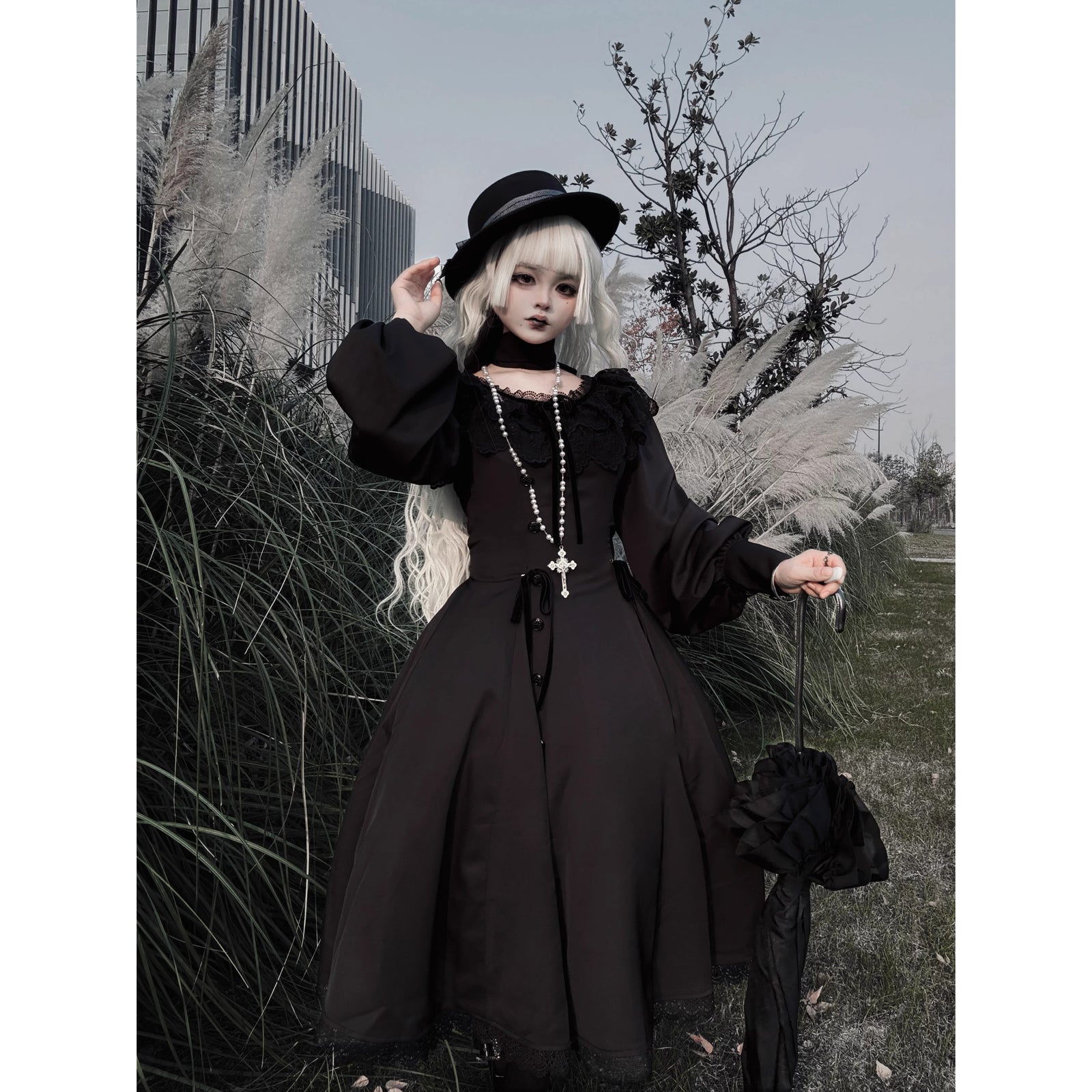 d*2様 ゴシック ワンピース 暗黒のお嬢様のゴシックワンピース – ManusMachina