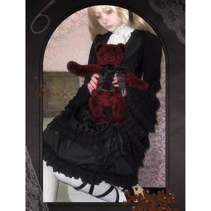 Teddy Bear Bag - Dark Red[2026年3月中旬-4月中旬発送予定]