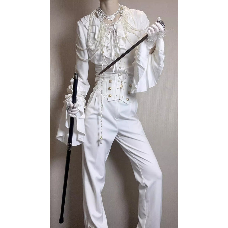 男爵令嬢のヴィクトリアンブラウス - White[2026年2月中旬-3月中旬発送予定]