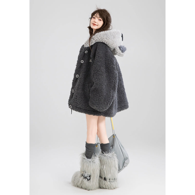 コアラさんのボアジャケット