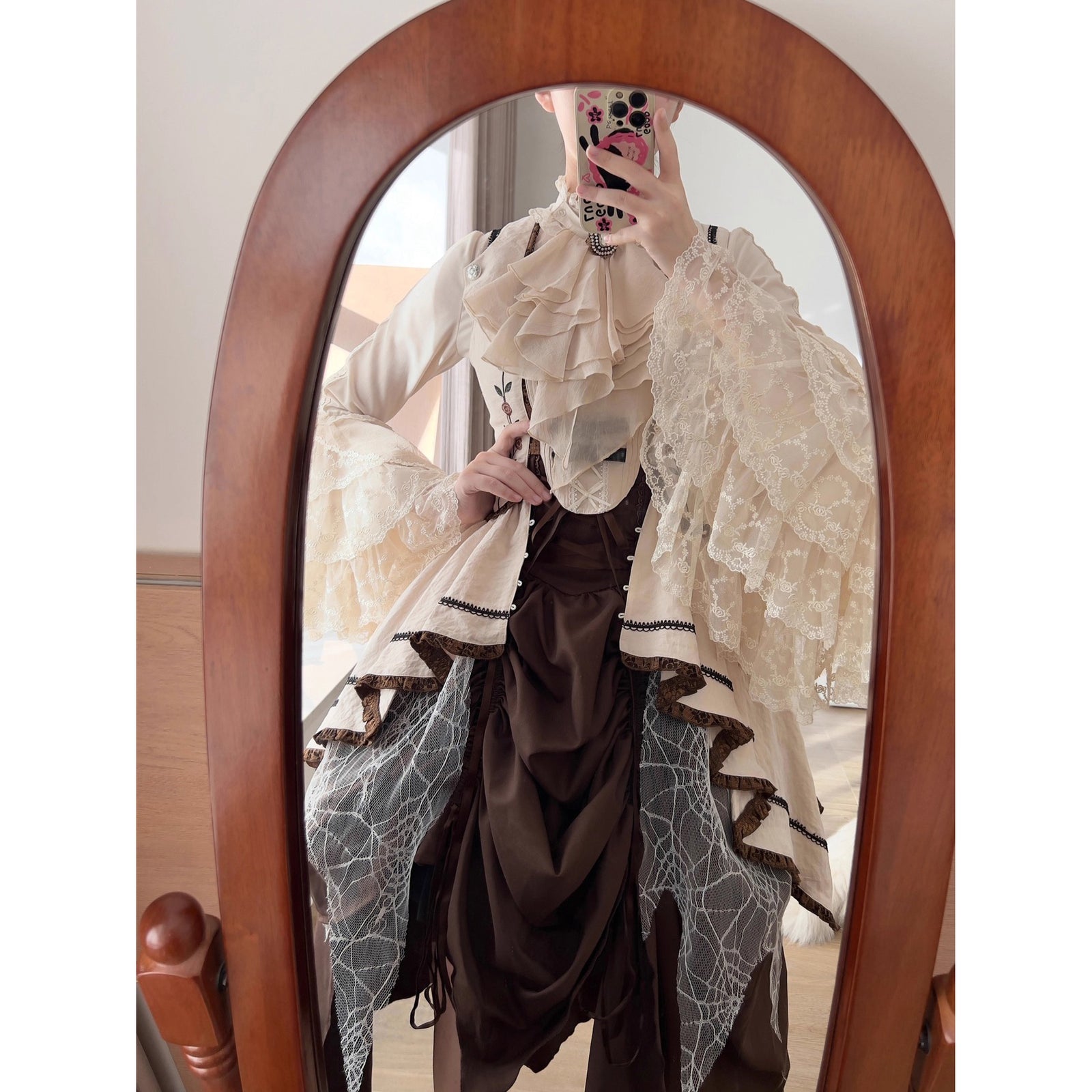 最終価格^ ^♡ヴィクトリア エドワーディアン ブラウス♡フランスアンティーク Edwardiannightdress
