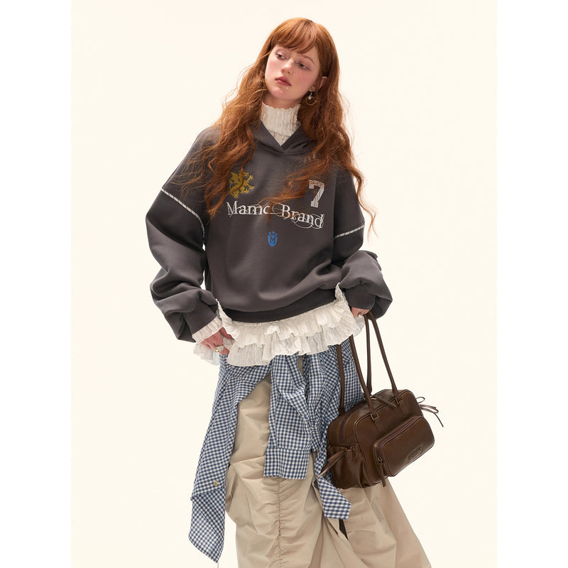 American Retro Casual Hoodie