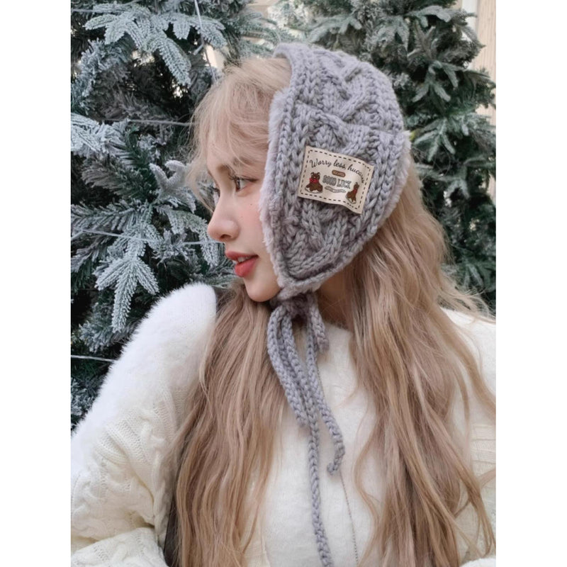 Aran Hand Knitted Ear Muff